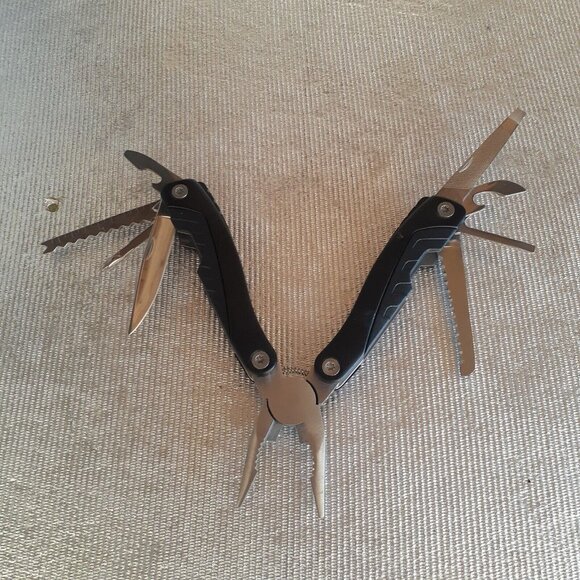 Multi-tool All in One Pliers Bottle Opener Flat & Phillips Screwdriver Saw Knife - Picture 3 of 13